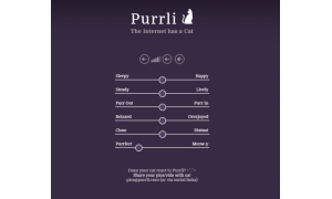 猫奴们又有了新福利！Purrli.com网站让你创建独特的猫咪咕噜声