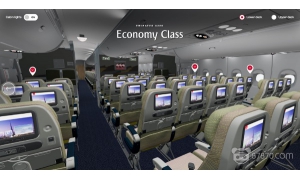 土豪航空公司推VR体验 乘客可查看飞机内部的3D视图