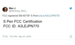 三星Galaxy S10 Lite的  S Pen 手写笔通过FCC认证