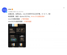 全面出色、自然出众 先锋影像旗舰vivo S12系列全网首销！