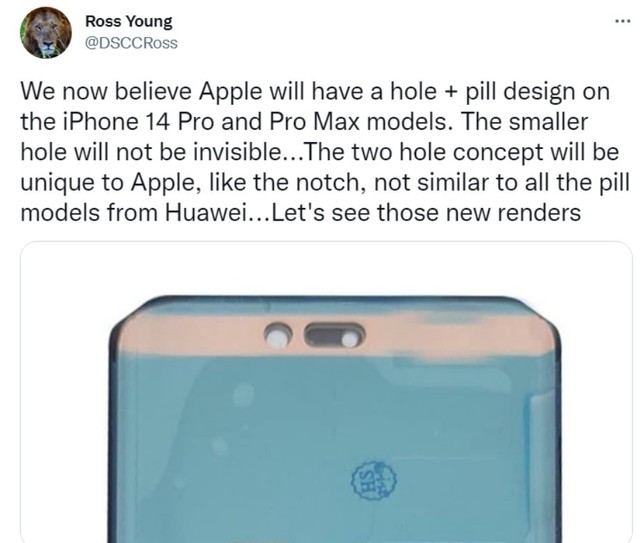 告别“刘海”！曝iPhone 15系列4款机型将全部采用“双打孔”设计