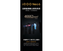 散热总面积46662mm²  iQOO Neo6强悍实力冷静出击