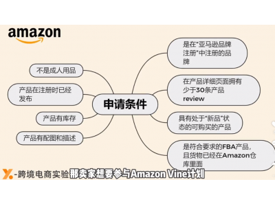 加入 Amazon Vine 计划需要符合哪些资格标准?(成功备案亚马逊品牌、评论少于30条)