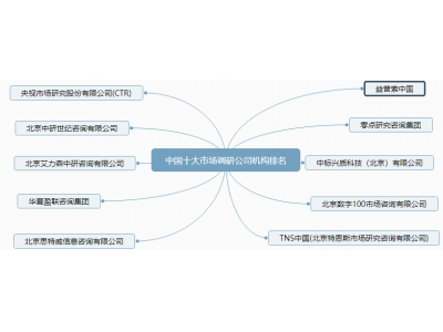 中国十大市场调研公司机构排名情况？