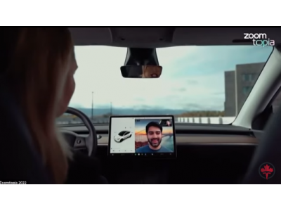 Zoom将登陆特斯拉汽车，车内可以随时视频和音频通话