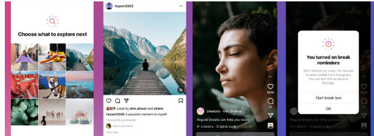 Instagram将通过温和的推动帮助青少年从内容转移