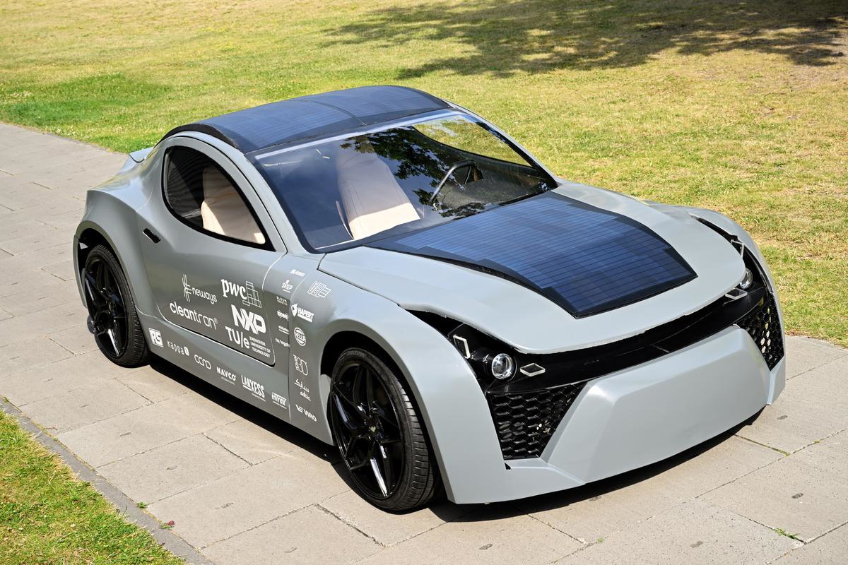 The Zem prototype EV features a filter than removes CO2 from the air as it rolls along