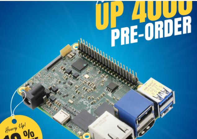 UP 4000是基于英特尔的Raspberry Pi替代品